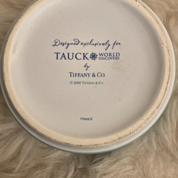 Tiffany & Co "World Discovery" World Trinket Dish Designed Tauck Copyright 2000 - Picture 7 of 8